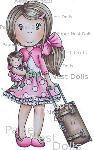 Avery with Doll
