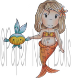 Mermaid Emma w/ Fish Friend