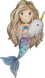 Mermaid with Narwhal