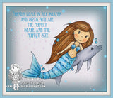 Mermaid Avery With Dolphin