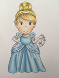 Princess with Glass Slipper