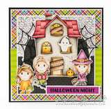 Spooky House Set (7 Stamps)